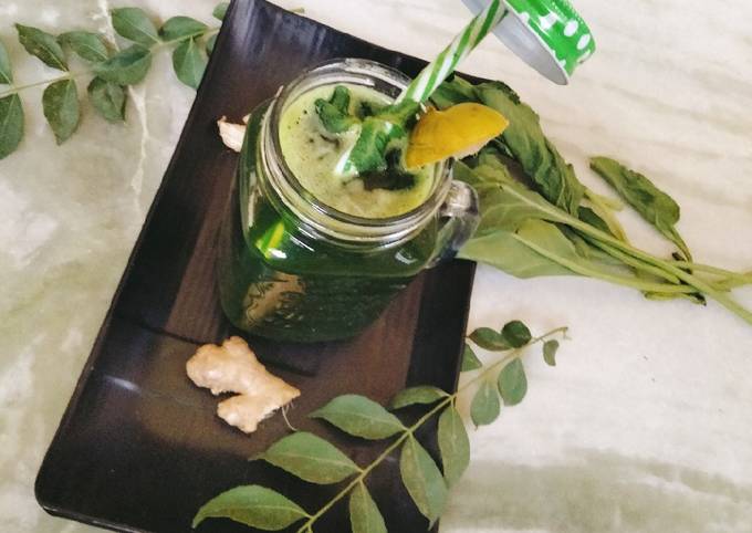 Easiest Way to Make Award-winning Immune Booster sweet Green Smoothie