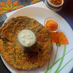 A picture of Methi Aloo Paratha.