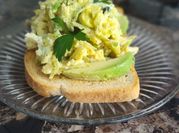 A picture of broccoli omelette