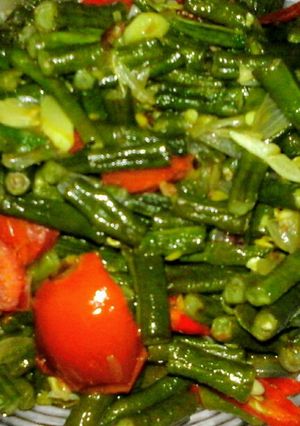 Foto resep Tumis kacang panjang