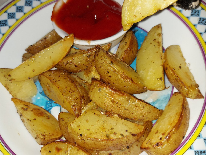 Resep #17 Potato Wedges Teflon, Bikin Ngiler