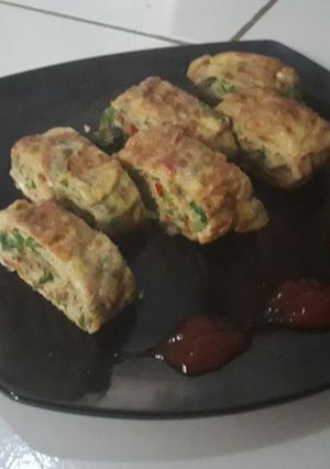Foto resep Telur gulung pedas nusantara