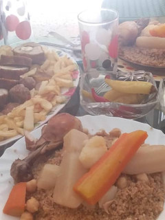 صورة لوصفة مغلوت سكيكدي(كسكسي الشعير)على اصوله 😉