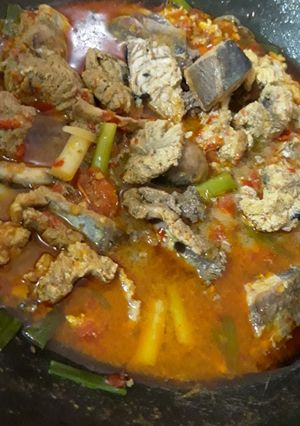 Foto resep Masak ikan tuna pedas
