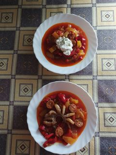 834. Szalonnás kolbászos lecsó! recept fotója