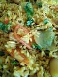 Biryani (arroz con especias y verdura)