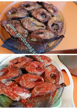 A picture of Oven Grilled Knife Fish (Eja Osan).