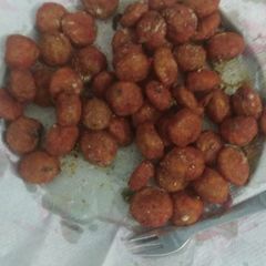 A picture of Fried Soya Chunks.
