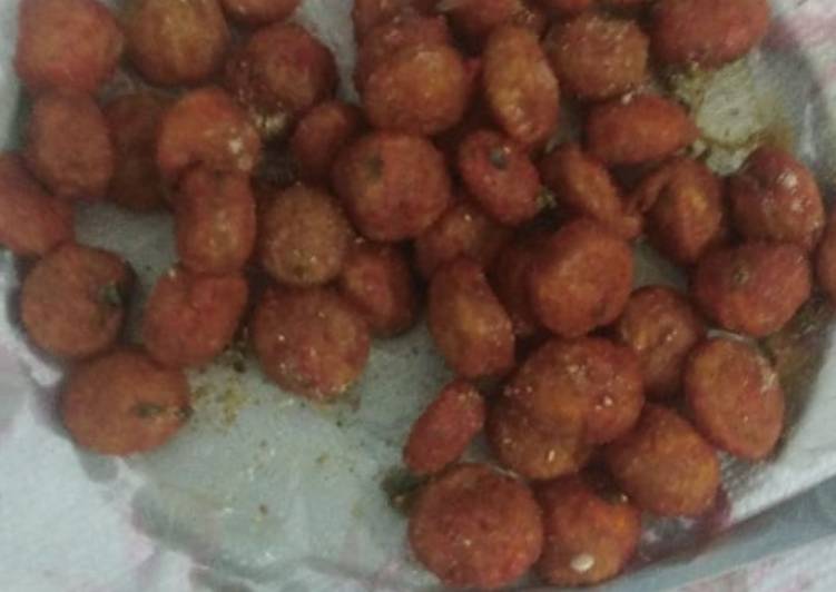 Steps to Make Homemade Fried Soya Chunks