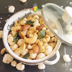 Makhana(foxnuts)😋😋😋❤️ snacks 😋💐 A picture of Makhana(foxnuts)😋😋😋❤️ snacks 😋💐.