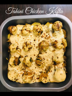 தஹினி(எள்ளு) தயிர் சிக்கன் கோலா (அரேபிய உணவு) (Chicken kola recipe in tamil) செய்முறை முக்கிய புகைப்படம்
