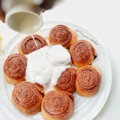 A picture of Cinnamon coconut rolls.