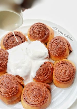 A picture of Cinnamon coconut rolls.