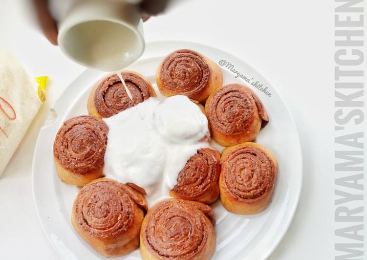 Steps to Make Homemade Cinnamon coconut rolls