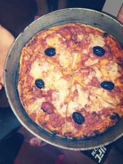 صورة لوصفة بيتزا بالكفته اللحم المفروم