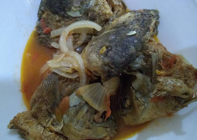 Cara Gampang meracik 136. Kepala gurameh asam manis Lezat