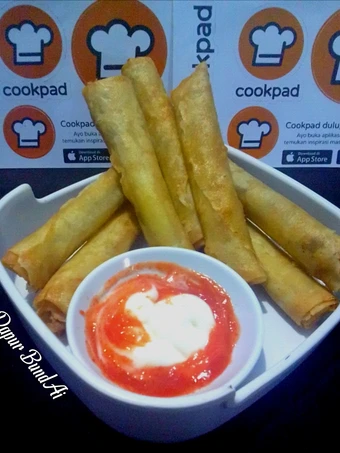 Langkah Gampang Membuat Resep  Lumpia Stick Isi Gurih yang Sempurna, Enak