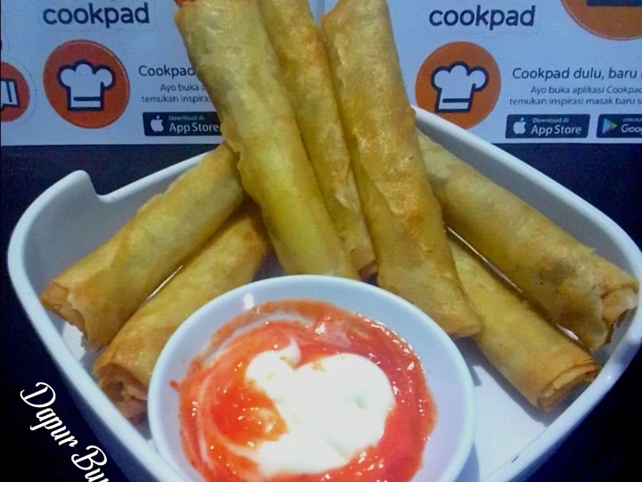 Langkah Gampang Membuat Resep  Lumpia Stick Isi Gurih yang Sempurna, Enak