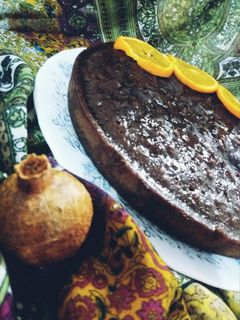عکسی از دستور کیک خیس شکلاتی