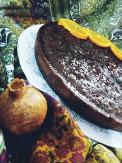 عکسی از دستور کیک خیس شکلاتی