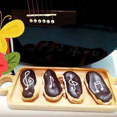 A picture of Chocolate Eclairs.
