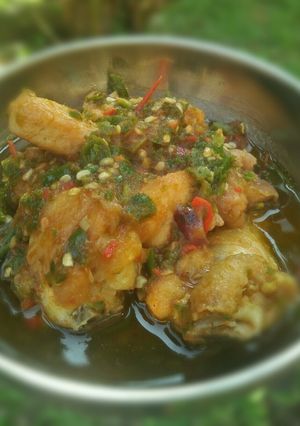 Foto resep Ayam cabe hijau Pedas