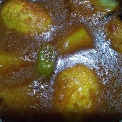 Egg curry A picture of Egg curry.