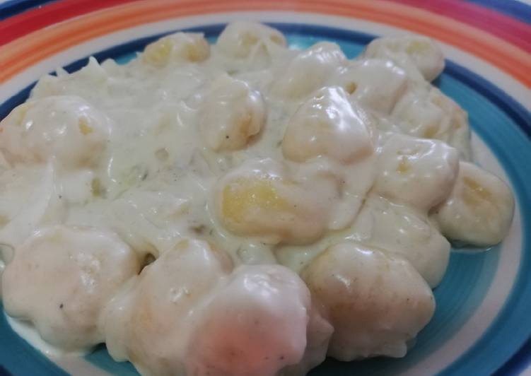 Gnocchi al roquefort