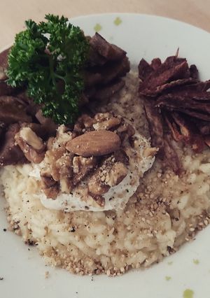 Une photo de Risotto aux noix