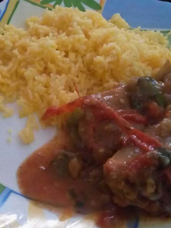A picture of Tumeric rice & chicken stew# 4 weeks challenge #.