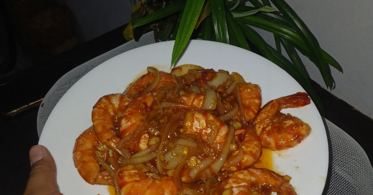Resep Udang Saus Mentega Favorit Bunda