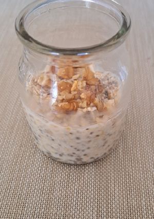 Una foto de Overnight oats con opción vegana 💚