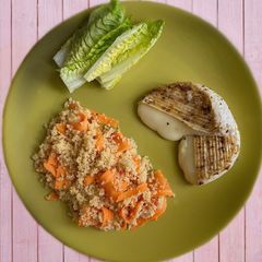A picture of Couscous and camembert <3.
