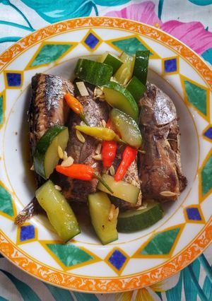 Foto resep Tumis Timun Tongkol Pedas