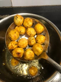 Hình của món Khai lang viên chiên giòn.