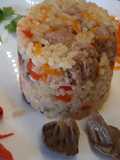 Arroz con Setas y Butifarra