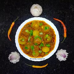Whole Onion Sabji A picture of Whole Onion Sabji.