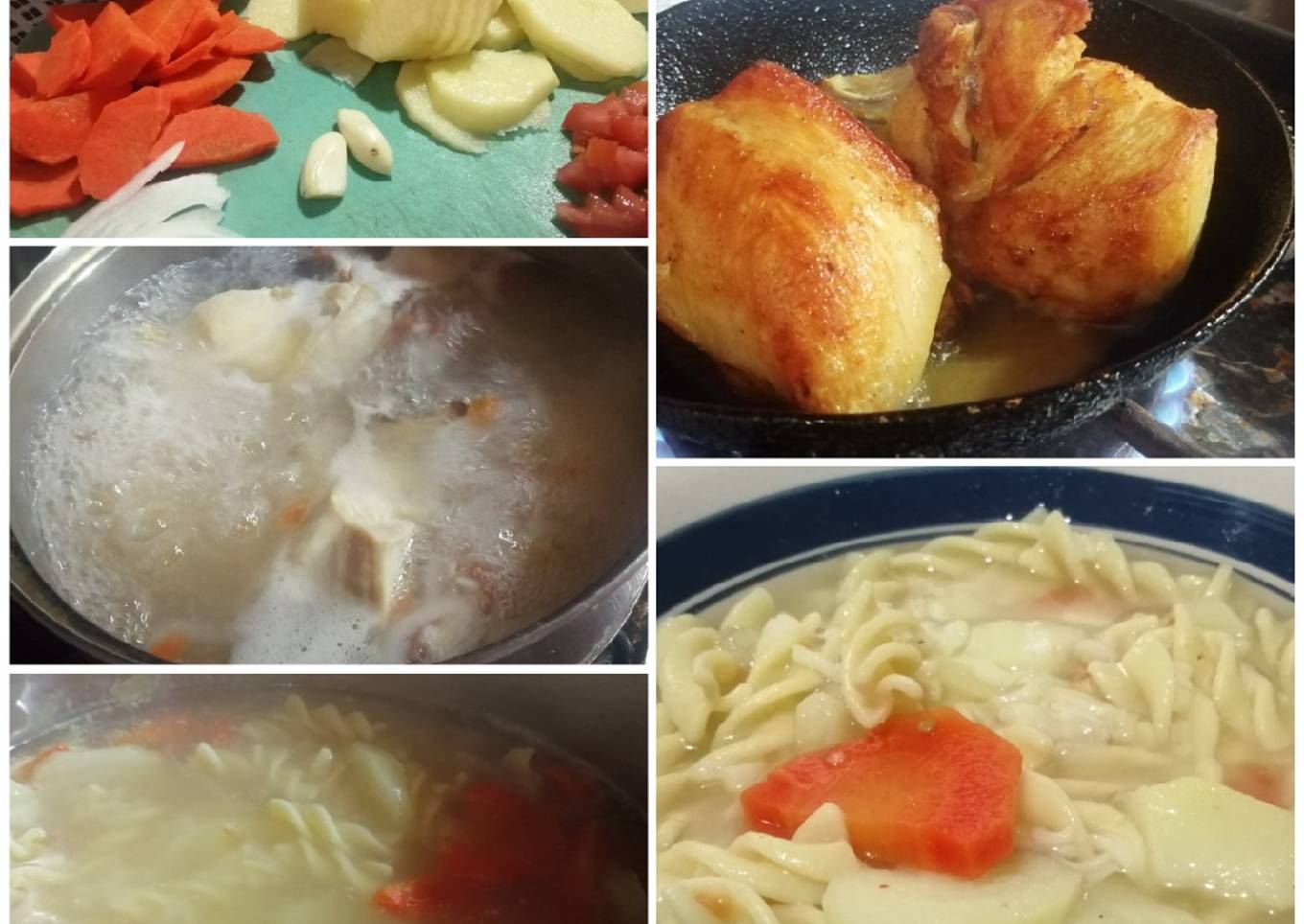 Sopita de pollo