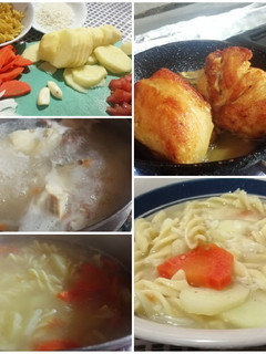 Una foto de Sopita de pollo
