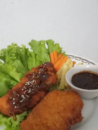 Cara Gampang Membikin Resep Chiken katsu saus teriyaki rumahan yang Bikin Ngiler Anti Ribet, Menggugah Selera