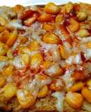 Open Corn Bread Sandwich