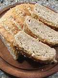 Pan súper tierno de manteca con avena, miel y salvado
