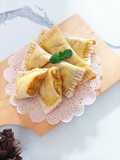 Banana Cinammon pie (kulit roti tawar)