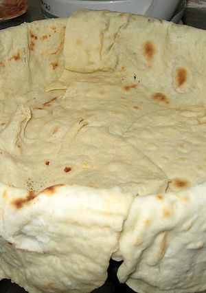 Фото Мясной пирог из тонкого лаваша.