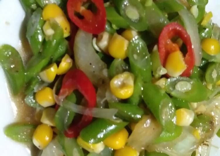 Resep Buncis jagung manis Lezat