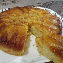 Upside-down Apple Cake 🍏🍎 A picture of Upside-down Apple Cake 🍏🍎.