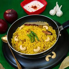 A picture of Soybean Pulao/ Soybean Tehri (For Protein Packed Lunch).