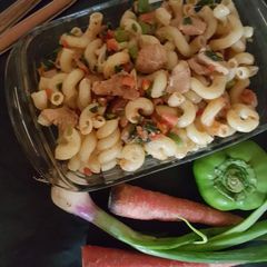 CHICKEN TIKKA MACARONI #ramadanki tayari A picture of CHICKEN TIKKA MACARONI #ramadanki tayari.