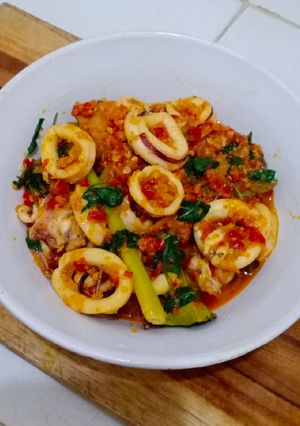 Foto resep Cumi rica kemangi