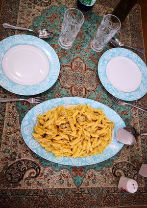 عکسی از دستور پاستا پنه با سس آلفردو